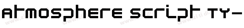 Atmosphere Script Ty字体转换